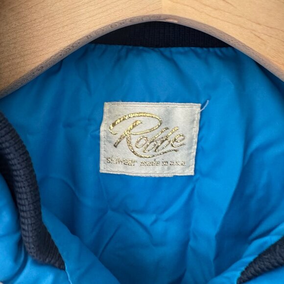 Vintage Roffe Skiwear Pullover Puffer Ski Coat Size Small - Picture 4 of 10
